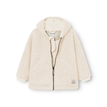 Translation missing: en.MINI A TURE MATLIFF teddyfleece jacket GRS - Angora Cream detail