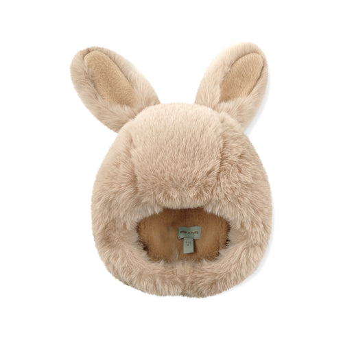 MATLIEN rabbit fleece lined winter hood