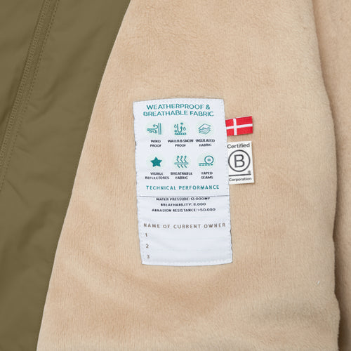 MATWANG fleece lined winter jacket. GRS