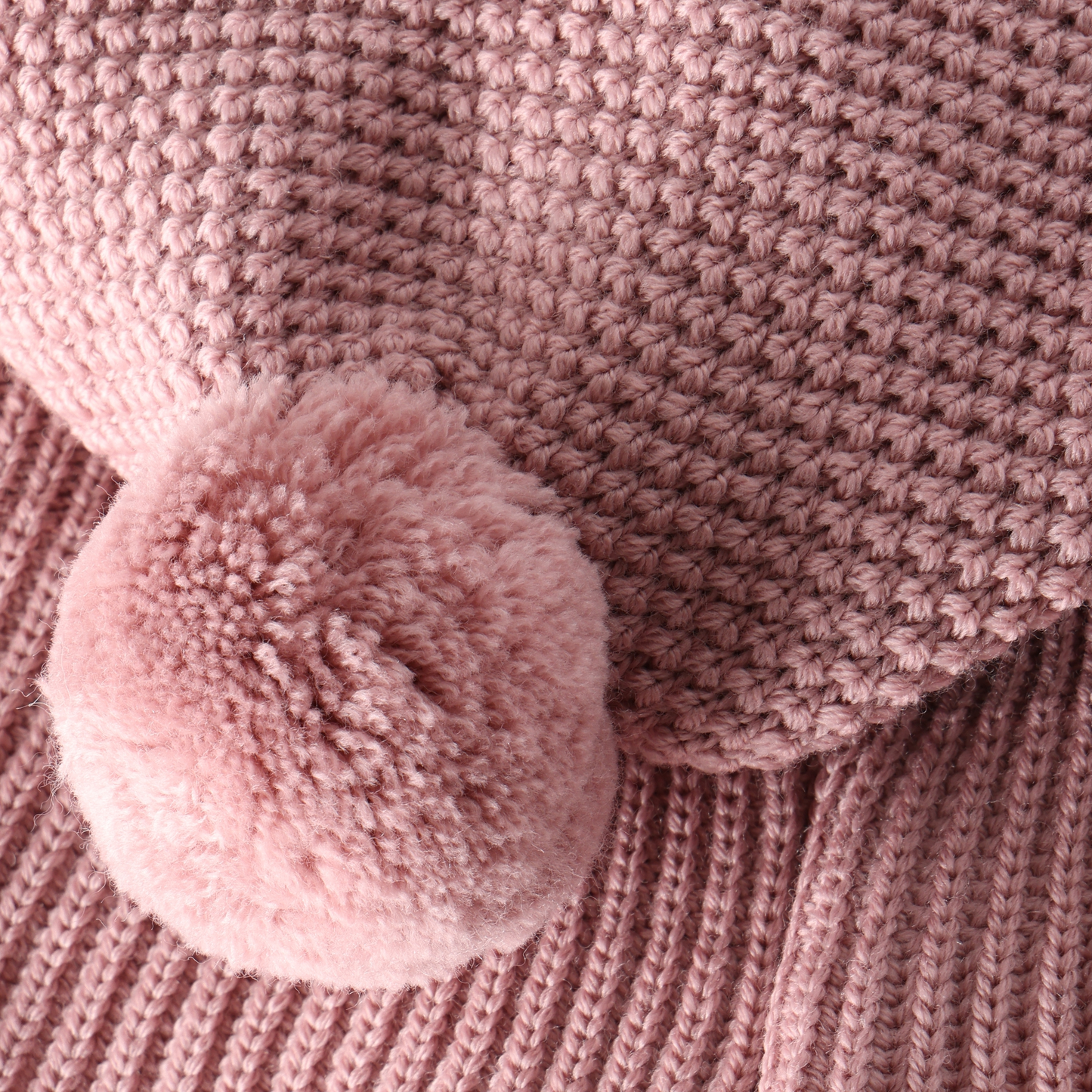 Balaclava Windstop Pompoms