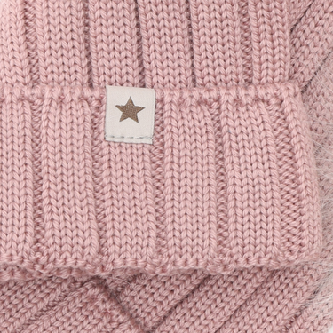 Translation missing: en.Hat Knit Alpaca Pompoms