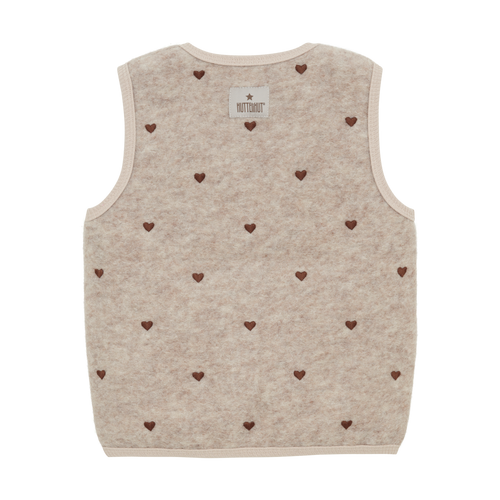 Vest Wool Emb. w. Lining