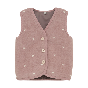 Translation missing: en.Huttelihut Embroidered Wool Vest in Deauville Mauve
