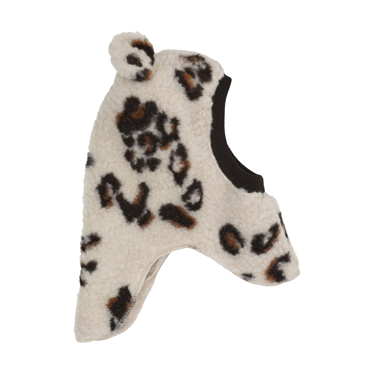 Balaclava Wool Teddy Jacquard