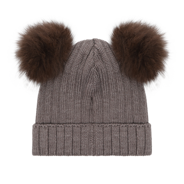 Translation missing: en.Hat Knit Alpaca Pompoms