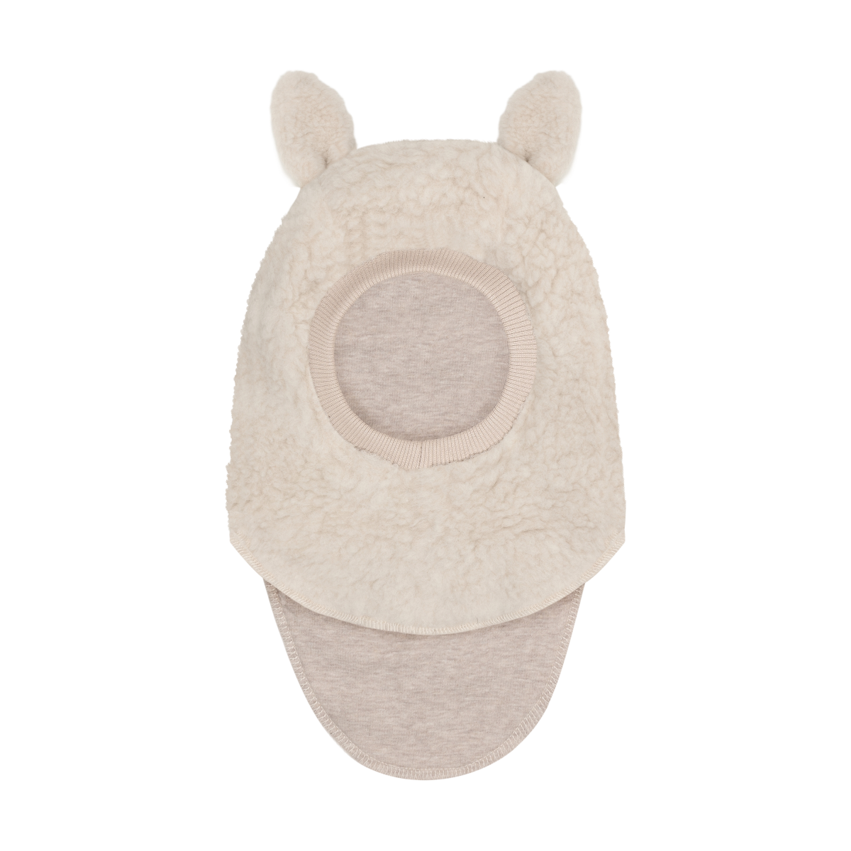 Balaclava Ears Wool Teddy
