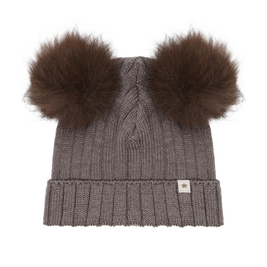Translation missing: en.Hat Knit Alpaca Pompoms